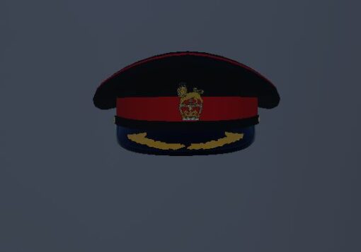Highly Detailed British Army Formal Peaked Caps – Clearly Development